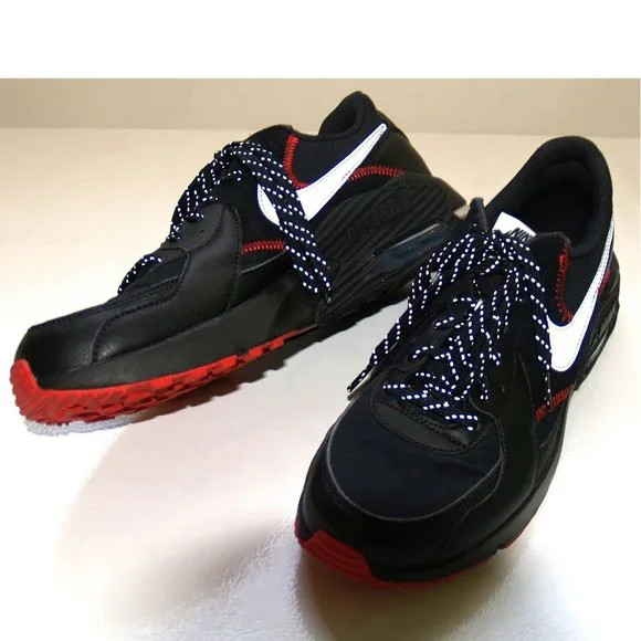 Nike Air Max Excee Sport Black Red Silver Sneakers Shoes DM0832-001 Men's 8.5 - Picture 4 of 14